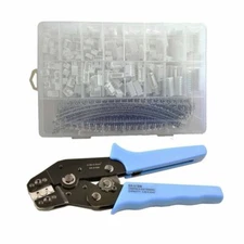 900pcs 2.54mm JST-XH 2-10 Pin Head Connector Kit Crimping Tool Crimper Plier Set