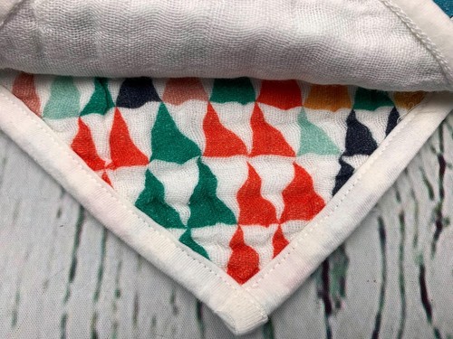 3 Pack Bandana Set Babies Nursery Bibs Drooling Teething Burp Cloth Dinosaur - Picture 3 of 5