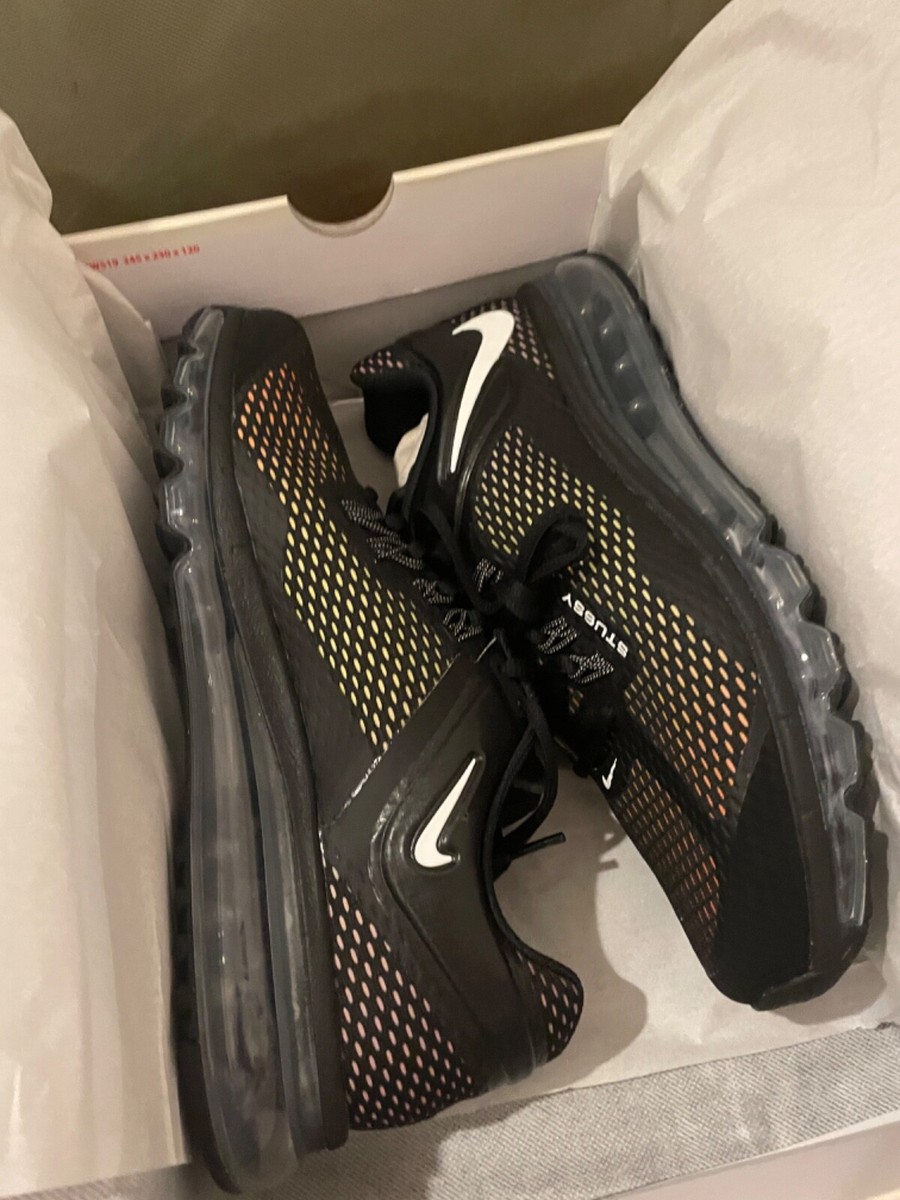 nike air max waffle skin black