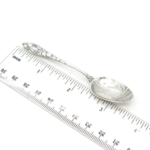 925 Sterling Silver Antique Lous David Andersen Delaware States & Cities Spoon - 第 3/8 張圖片