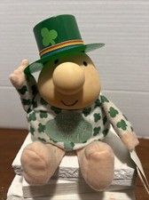 VINTAGE St. Patrick's Day ZIGGY TOP O' THE MORNING 7" Plush Stuffed Animal Toy