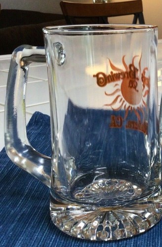 Taza Riley's Brewing Co. Madera California barra de vidrio cerveza hombre cueva sol ~771A - Imagen 2 de 6