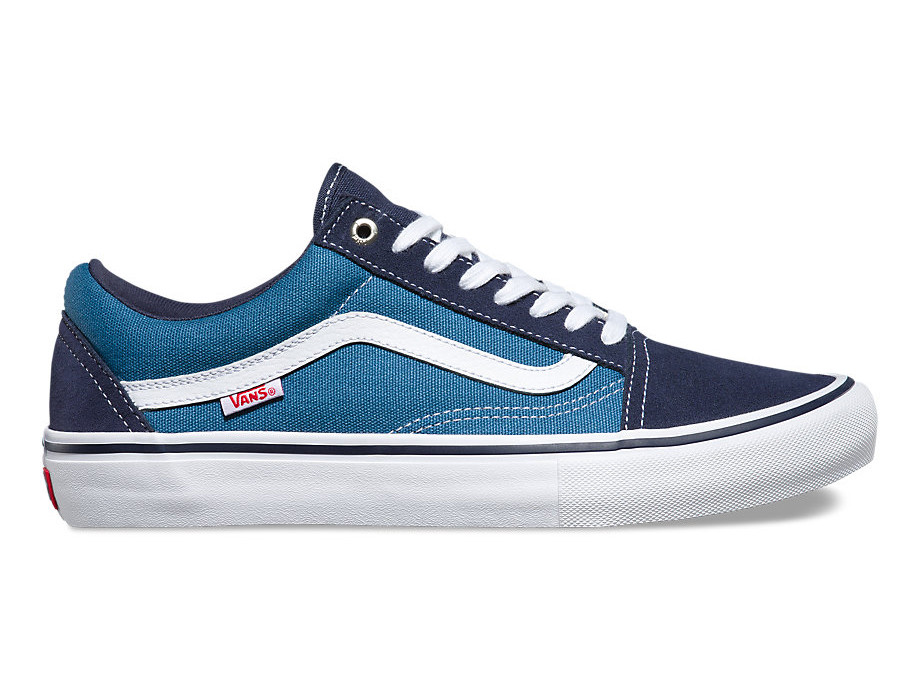 Scarpe casual da uomo NEW Vans Old Skool Pro Navy/STV Navy/White Scarpe casual Pro da uomo NEW Vans Old Skool Pro casual Navy/STV Navy/White 426f92