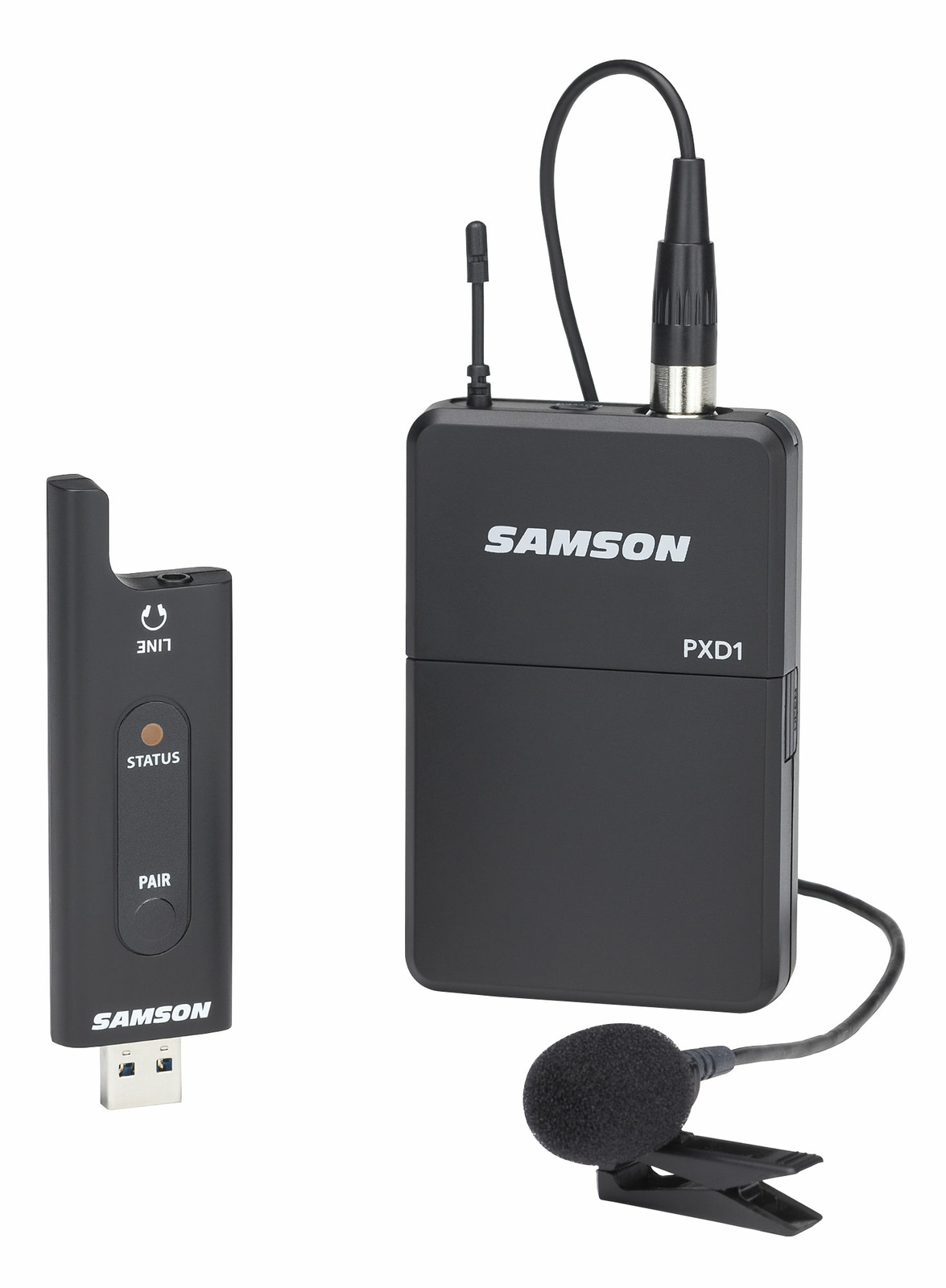 Samson Stage XPD2 USB Презентационный беспроводной комплект Lavalier Mikrofon Sender 2,4 ГГц
