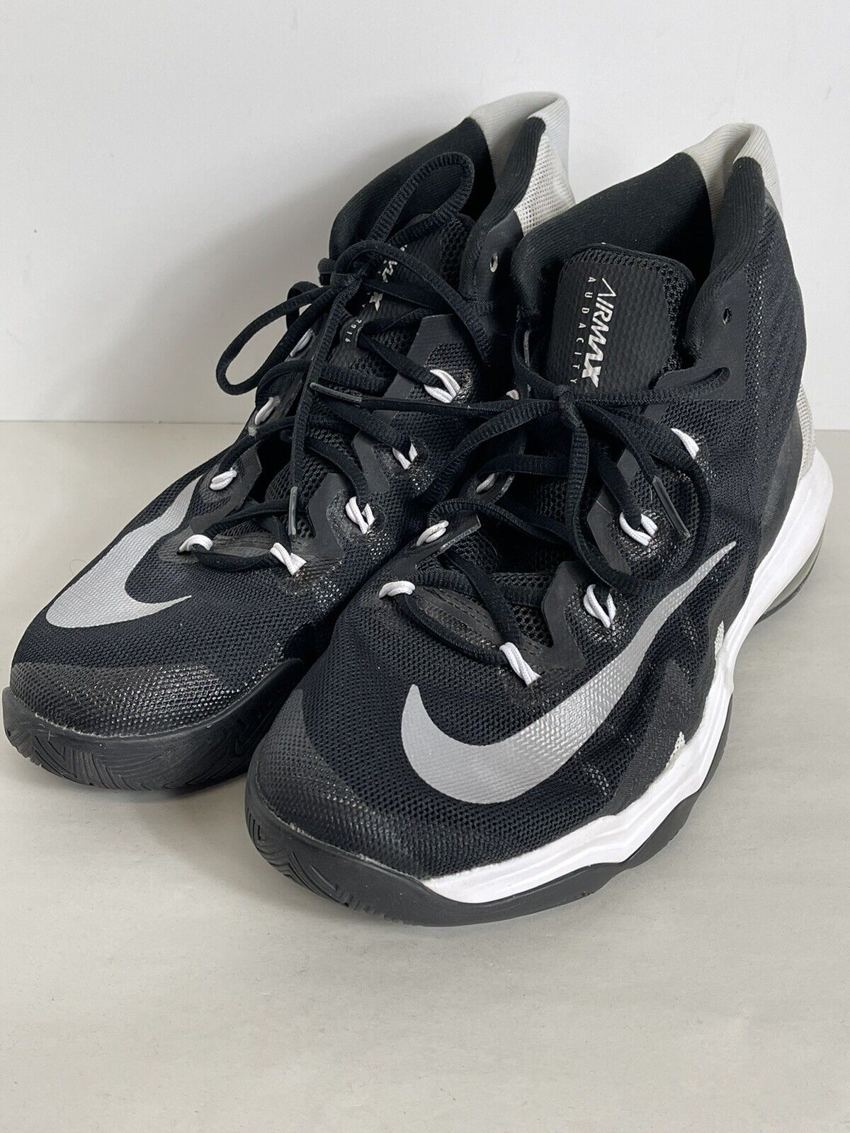 Air Max Audacity Men's 10 Black White 843884-001 Basketball Shoes | eBay