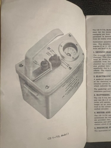 Victoreen CD V-710 Manual CDV710 MODEL 3 - Picture 4 of 5