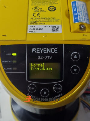 1pcs used Keyence SZ-01S Safety Laser Scanner FedEx/DHL quality assurance