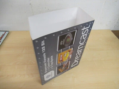 SEGA DREAMCAST Pappschuber Top Zustand Karton mit Aufdruck 1 Controller +3 Top Spiele