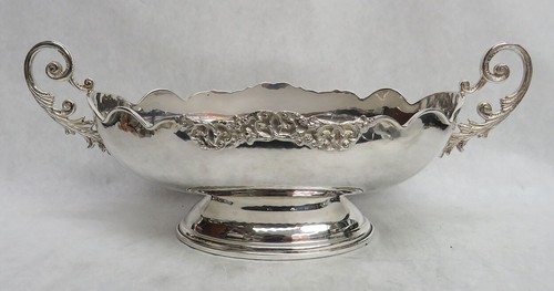 WUNDERSCHÖNE HANDGEFERTIGTE SILBER 12" MITTELSTÜCK OBSTSCHALE - Bild 3 von 6