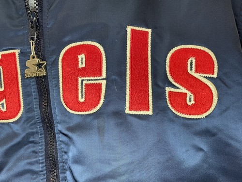Vintage 80s California Angels Anaheim Starter Jacket w/ State Logo Size Large - Picture 5 of 12