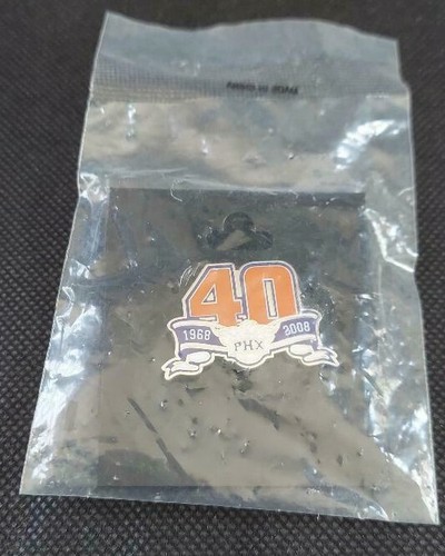 NBA Phoenix Suns 40 1968-2008 PHX Pin Sealed Basketball OOP Great Gift! - Picture 2 of 2