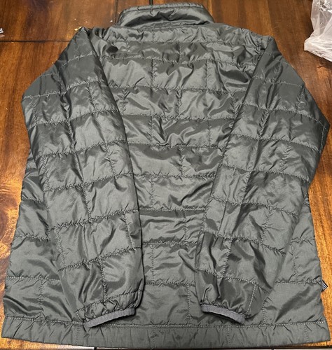 Patagonia Kids' Nano Puff Brick Quilt Jacket Full Zip Black Size M 10 - Picture 5 of 6