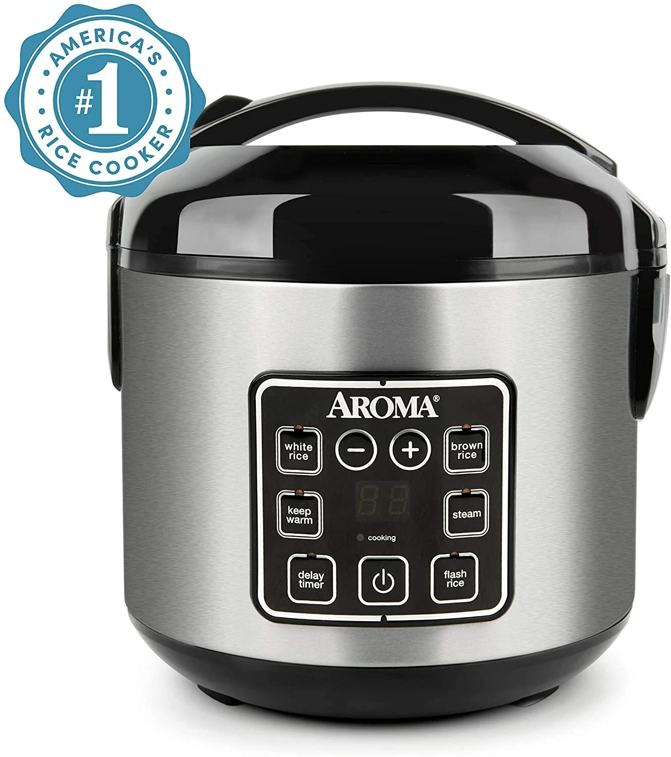Digital Cool-Touch Rice Cooker and Food Steamer, 4-Cup(Uncooked)/8-Cup(Cooked)