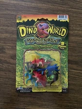 JARU Dino World Miniatures Realistic Hand Painted Dinosaurs 9 Pieces New Sealed