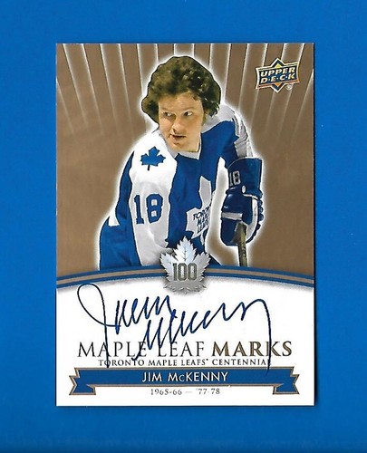2017-18 TORONTO MAPLE LEAFS CENTENNIAL LEAF MARKS AUTOGRAPH & AKA CARD SEE LIST - Picture 51 of 91