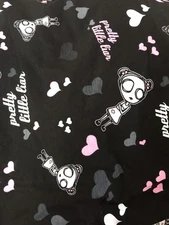 5.7 yards "Pretty little liar" David & Goliath jersey knit 208" X 63.5" Fabric