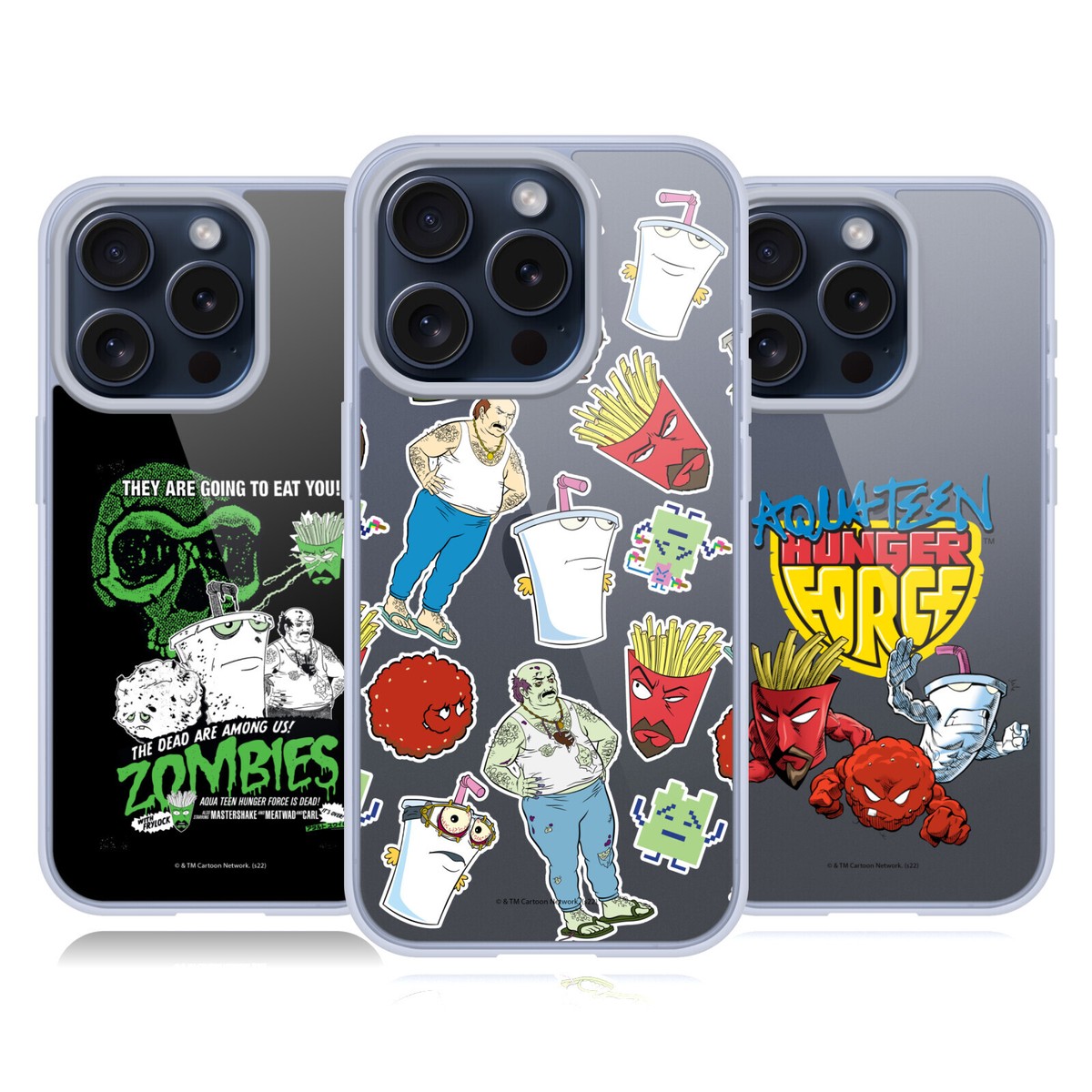 OFFICIAL AQUA TEEN HUNGER FORCE GRAPHICS GEL CASE FOR APPLE iPHONE PHONES