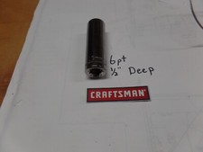 Craftsman Deep Socket 12 Drive 6pt Your Choice In Drop Box Mm Metric Craftsman Deep Socket 12 Drive 6pt Your Choice In Drop Box Mm Metric