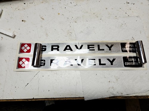 Gravely Super Convertible Sticker NOS L LI Walk behind Mower been in storage