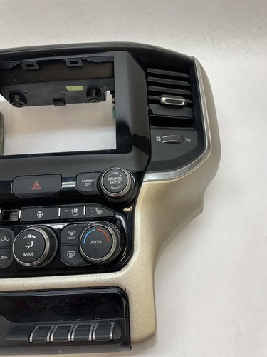 2019 DODGE RAM 1500 HEAT/AC CONTROLLER NEW BODY DUAL ZONE OEM 68340282AC 8.4" - Picture 13 of 24