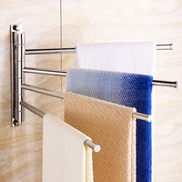 Btsky Polished Wall Mounted Stainless Steel Bathroom Kitchen Towel Rack H... on sale Btsky Polished Wall Mounted Stainless Steel Bathroom Kitchen Towel Rack H... on sale