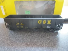 Amer Models 3455 CSX 4 bay hopper  Scale wheels/Kadees(7/26/20 #3)