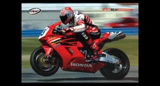 BEN BOSTROM AMA Superbike Action Honda Motorcycle Racing Premium 27x39 POSTER
