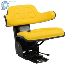 Yellow Suspension Tractor Seat For John Deere 2040 2530 2550 2555 2630 2020 2030