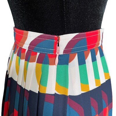 J.Crew 365 Art Deco Pleated Midi Skirt Women's Size 4 J.Crew 365 Art Deco Pleated Midi Skirt Women's Size 4