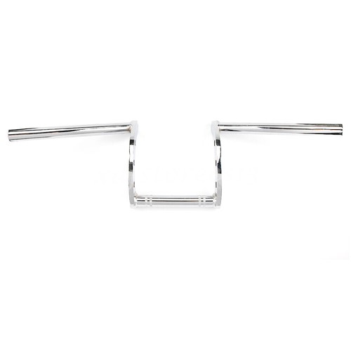 1" guidon z bar chrome moto Bohandelbar Pour Harley Suzuki Honda bber Chopper - Picture 10 of 10