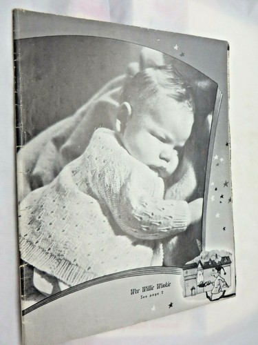 Wee Willie Winkle booklet Original Vtg 1950s Knitting crochet patterns - Picture 1 of 5