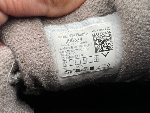 Scarpa da trekking Merrell Moab 2 Vent da donna US 7,5 blu grigia robusta trail outdoor - Foto 14 di 15