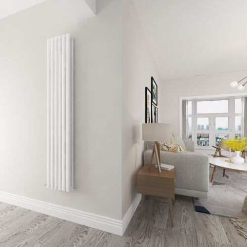 Designer Oval Column Flat Panel Radiator Horizontal Vertical Central Heating Rad - Picture 173 of 387