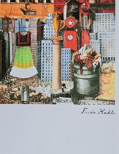 Frida Kahlo My Robe Hangs Ici 70 X 50 CM Lithographie Limitée #70/250 - Bild 8 von 9
