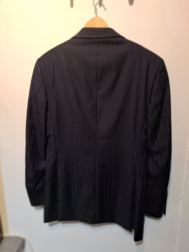 Hackett Loro Piana Blazer 36 Reg Navy Pinstripe Chelsea Jacket Immaculate - Picture 8 of 8