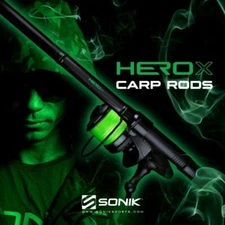 Sonik HeroX Carp Rods - 10ft, 12ft, All Test Curves