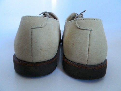 Vintage Cole Haan G2 Mens Tan\Beige Leather Oxford Shoes Made In USA Size 10.5D - Photo 5 sur 11