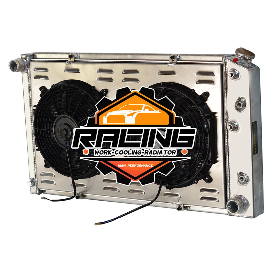 Radiator&Shroud Fan Kit For 1968-1972 71 Buick Skylark 4.1 5.7L 2-Row 28" Core - Изображение 2 из 4