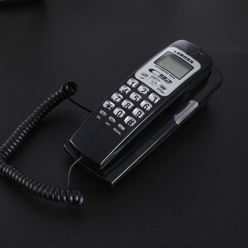Wand montiert Schnur gebordtes Telefon Desktop Haus telefone Hotel Home Office - Zdjęcie 9 z 10