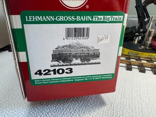 🚂 G - LGB -42103 Christmas Tree Farm Gondola with trees NEW💥G720 - Picture 4 of 6