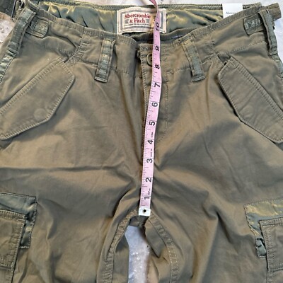 Abercrombie & Fitch 2000s Utility Cargo Pants 25R Baggy Y2k