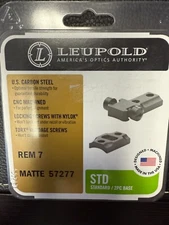 Leupold 57277   STD Remington 7   2 - Piece   Matte Black