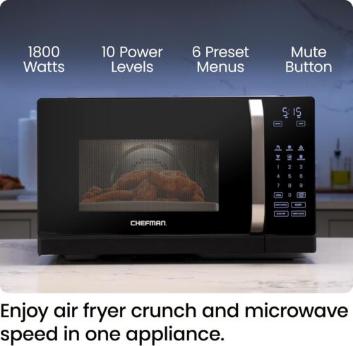 Effortless Cooking with Eco-Friendly Countertop Convection Microwave - 6 Presets - Picture 4 of 9