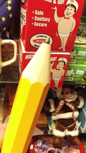 Giant Novelty Wood Pencil with Eraser - It works !! For those big writing jobs! - Picture 7 of 7