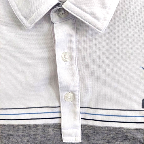 Travis Mathew TM Short Sleeve Pima Cotton/ Poly Polo Shirt Men L Palm Trees - Picture 5 of 9