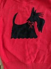 Size 6 6X Iris & Ivy Scottish Terrier Dog Red Sweater Girl — photo 2