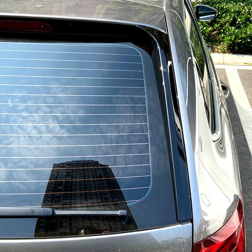 2X For Skoda Octavia Estate 2014-2019 Glossy Black Rear Window Side Wing Spoiler - Picture 11 of 14