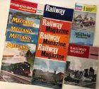 Meccano And Railway Magazines Lot of 12