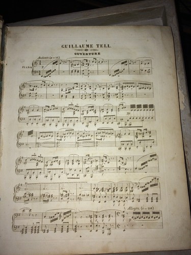 ROSSINI. OPÉRA EN 4 ACTES. VERS 1850. - Imagen 4 de 5