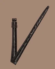 Universal Geneve 9mm x 6mm Vintage Brown Crocodile Strap